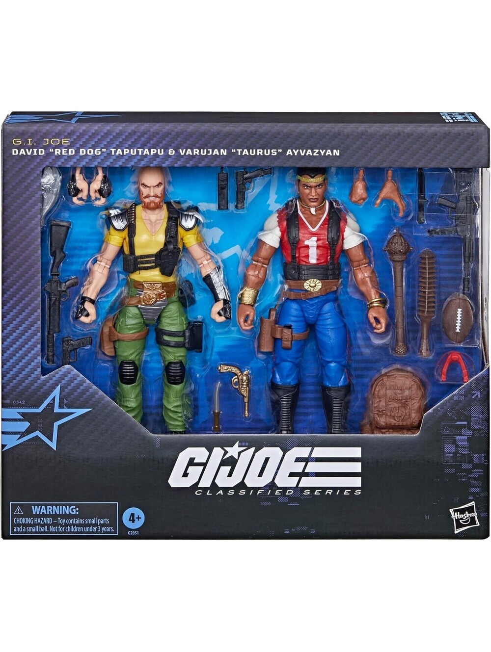 Hasbro G.I. Joe Classified Series Action Figure 2-Pack - David "Red Dog" Taputap